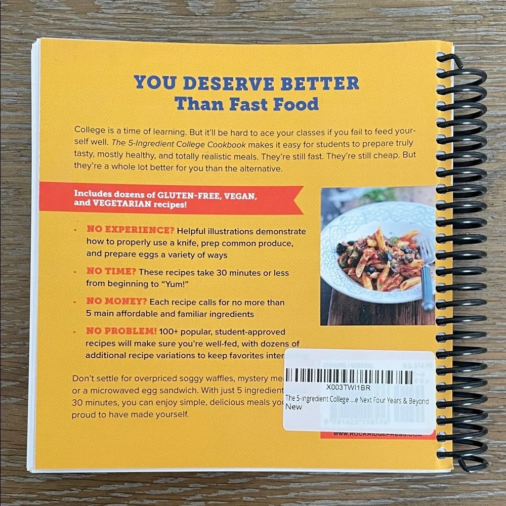 The 5 Ingredient College Cookbook